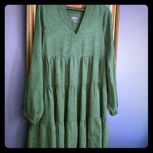 Maeve for Anthropologie Amber Tiered Tunic Dress